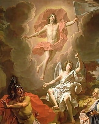 the paiting of Resurrection of Christ by Noël Coypel